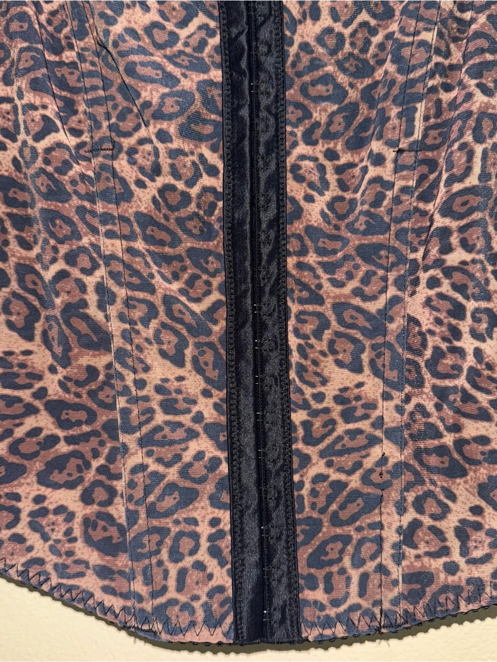 Popilush Brown Leopard Lace Detachable Strap Corset Bustier Tank Size L NWOT! - Picture 6 of 11
